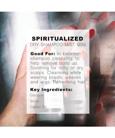 R+Co Spiritualized Dry Shampoo Mist Travel Size | Post-Workout Non-Aerosol Formula | Removes Build Up + Soothes Scalp + Extends Wash | TSA Approved | Vegan + Cruelty-Free | Set of 2 Spiritualized Dry Mist Shampoo- 1.7 Fl Oz (Pack of 2) - Buy Online on GoSupps.com