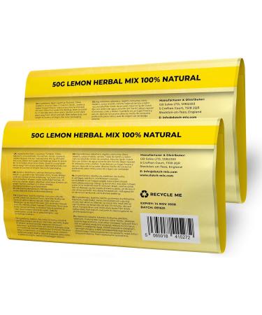 M lange hollandais de citron - Sans tige et naturel 100g de m lange d'herbes Lisse Citron 100g - Buy Online on GoSupps.com