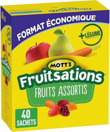 Mott's - VALUE PACK SIZE - Naturally Flavoured Fruit Flavoured Snacks - Pack of 40 Pouches No Artificial Colours 907 Grams Package of Fruit Flavoured Snacks Fruit Snack - Buy Online on GoSupps.com