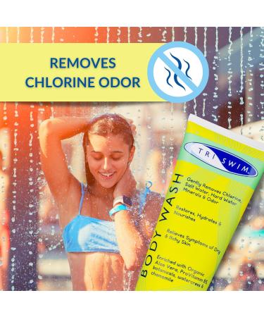  TRISWIM TRISWIM Anti-Chlorine Body Care Set for Swimmers After-Swim Body Wash and Lotion Swimmer's Shower Gel and Body Moisturizer for Dry Skin - 2 x 251 ml - Buy Online on GoSupps.com