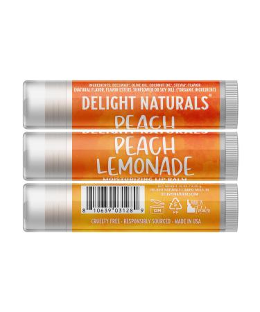 Delight Naturals Summer Lemonades Lip Balm Gift Set - Lavender Lemonade Peach Lemonade Strawberry Lemonade - Buy Online on GoSupps.com