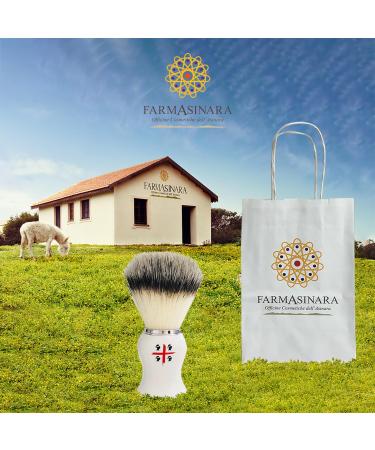 Omega Hi-Brush 4 Mori Professional Shaving Brush Set for Men | Sardinia Asinara Beard Brush - International Shipping Available - Buy Online on GoSupps.com