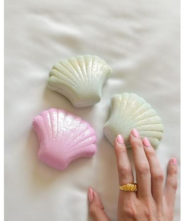 Holler and Glow Beauty and The Shell Shell Shaped Bath Fizzer - Buy Online on GoSupps.com