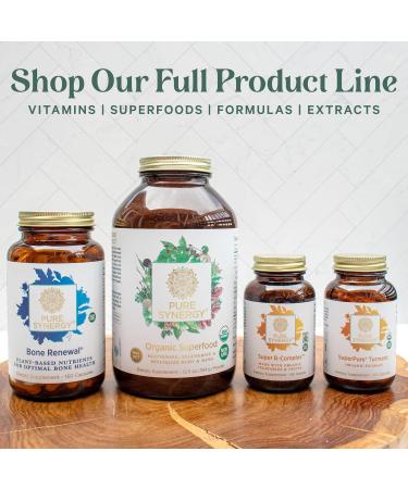 PURE SYNERGY Vita Min Balance | Multivitamin for Women with Iron | Women s Daily Multivitamin Made with Organic Whole Foods | for Balanced Energy and Stress Support (60 Tablets) - Buy Online on GoSupps.com