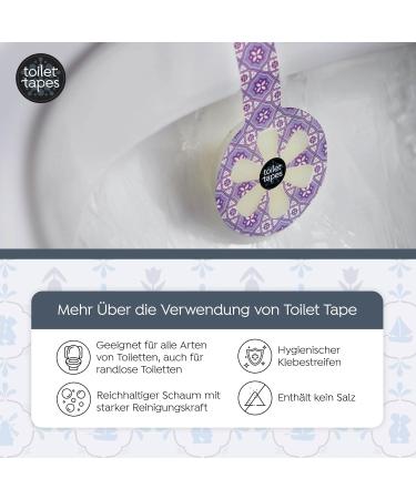 Eco-Friendly Toilet Tapes Box Set - 14 Lavender Scented Tablets 90% Less Plastic 160+ Rinsing Uses - Enhance Your Bathroom Fragrance - Buy Online on GoSupps.com