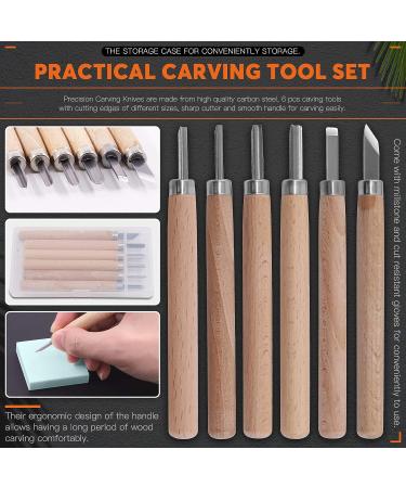 Rustark 24-Piece Block Printing Starter Tool Kit for Stamp Making and Printmaking - Buy Online on GoSupps.com