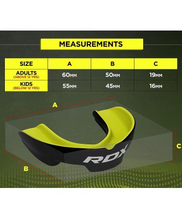 RDX Mouth Guard  Gum Shield  Mouth Guard for Boxing MMA Kickboxing Muay Thai  Mouth Protector with Storage Case  Mouth Protector Used in Hockey Judo Karate Rugby Football Soccer  Adult Above 12 Years Green Adult Above 12 Year - Buy Online on GoSupps.com
