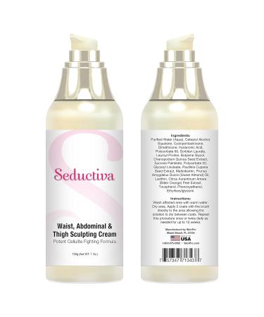 Seductiva Cellulite Fighting Formula - Slimming & Firming Lotion for Body Stomach & Thighs | Best Anti-Cellulite Cream - Buy Online on GoSupps.com