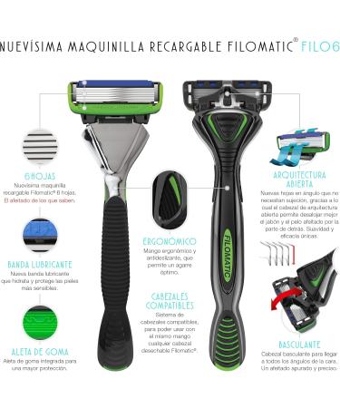 Filomatic Hand Razor for Men - Precision Shaving | 250g | International Shipping Available - Buy Online on GoSupps.com