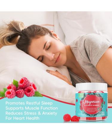 90 Count Magnesium Glycinate Gummies 400 mg - Sugar Free Magnesium Supplement for Adults with Glycinate & Malate L-Theanine Ashwagandha Zinc Vitamin B6 & D3 Supports Relaxation & Sleep Raspberry 90 Count (Pack of 1) - Buy Online on GoSupps.com
