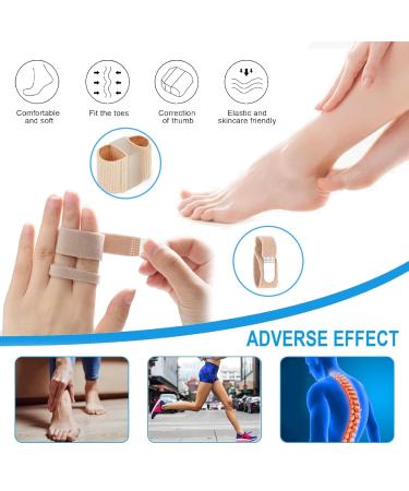 Eksma 18 Toe Extensions Set | Reusable Fabric Protection for Broken Toes Hammer Toe Rectors & Curved Toes - International Shipping Available - Buy Online on GoSupps.com