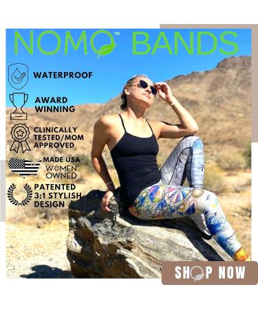 NoMo Migraine Band - Instant Migraine Relief with Peppermint Essential Oils and Acupressure - Buy Online on GoSupps.com