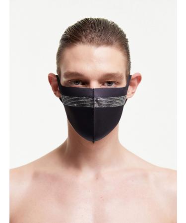 LOOKA Protective Fashion Crystal Mask - Washable & Reusable | Comfortable AG Astro Black (Small Medium) | International Shipping Available - Buy Online on GoSupps.com