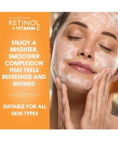 LIVAURA Retinol + Vitamin C Cleanser Face Wash Brightens and Reduces Signs of Aging Fine Lines and Uneven Texture 4 Oz - Buy Online on GoSupps.com
