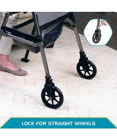 Able Life Walker Swivel Wheel Kit Combo Set of 2 - VAT Relief Eligible | Shop Now - Buy Online on GoSupps.com