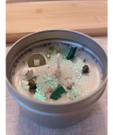 Aromatherapy Soy Candle 4oz | Money Drawing Vanilla Latte & Cinnamon Scented Candle for Relaxation & Abundance - Buy Online on GoSupps.com