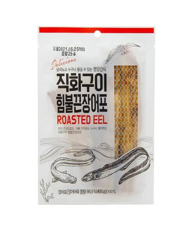 Roasted Eel Jerky  Korean Snacks  Korean Eel Snack, Ready to Eat Real Seafood, Rich in Nutrients, Source of Omega 3  JRND Foods  Four Pack