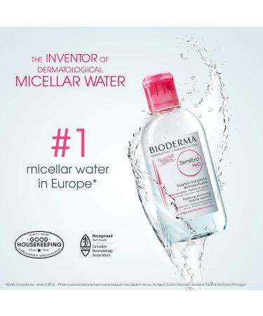 Bioderma Sensibio Pack - Crealine H2O Micelle Solution 2x500ml | Gentle Cleansing Water for Sensitive Skin - Buy Internationally - Buy Online on GoSupps.com