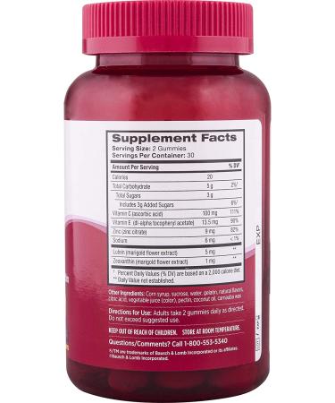 Ocuvite Eye Health Gummies - 60 Mixed Fruit Adult Gummies for Vision Support - Buy Online on GoSupps.com