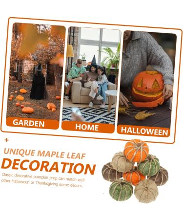 Alipis 8pcs Mini Pumpkin Artificial Fake Pumpkins Fall Pumpkin Models Artificial Fruit Props Fall Autumn Pumpkins Simulated Pumpkin Model Realistic Fake Pumpkins Vegetable Foam Halloween - Buy Online on GoSupps.com