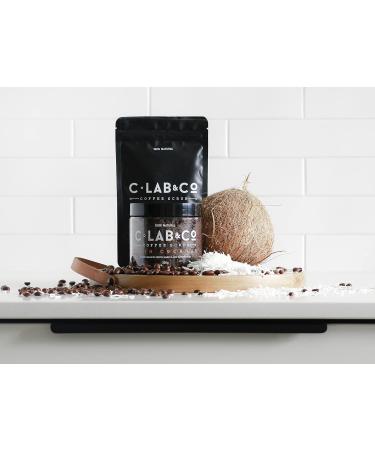 C Lab & Co Skin Firming Arabica Coffee with Coconut Scrub Travel Size Bag Made with Arabica Coffee Beans with Vitamin E and Sweet Almond Oil Suitable for Face and Body 100g - Buy Online on GoSupps.com