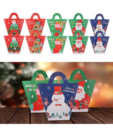 Cabilock Christmas Goody Boxes 20pcs Cookie Candy Boxes Xmas Treats Party Favors - Buy Online on GoSupps.com