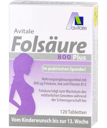 Folic Acid 800 Plus B12 & Iodine Tablets - Premium Quality Dietary Supplement for Women's Health | International Shipping Available - Buy Online on GoSupps.com