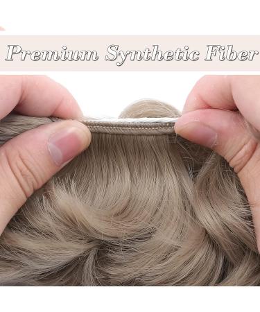 Sandy Blonde Messy Bun Hairpiece 45g - Synthetic Updo Ponytail Extension for Women - Ash Blond Scrunchie 45g - Buy Online on GoSupps.com