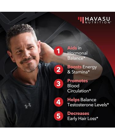 Havasu Nutrition Horny Goat Weed with Ginseng & Maca Root - Boost Energy & Libido - 60 Capsules - Buy Online on GoSupps.com