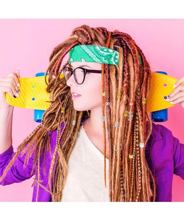 Azonelife 200 Pieces Hair Cuffs and Braid Rings Aluminum Hair Coil Dreadlocks Accessories Metal Hair Cuffs Hair Braid Rings Clip Beads for Hair Decorations Pendants Hair Jewellery - Buy Online on GoSupps.com