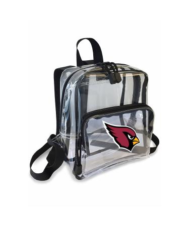 The Northwest Company NFL Arizona Cardinals "X-Ray" Stadium Friendly Clear Mini-Backpack, 9" x 7.5" x 3.25", X-Ray Arizona Cardinals 9" x 7.5" x 3.25" X-ray