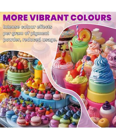 ERCorArt Food Colouring Powder Colours Upgrade Food Colouring Dust High Bright Food Dye Edible Paint for Cake Decorating Icing & Desserts - Pack of 8 x 5 g each - Buy Online on GoSupps.com