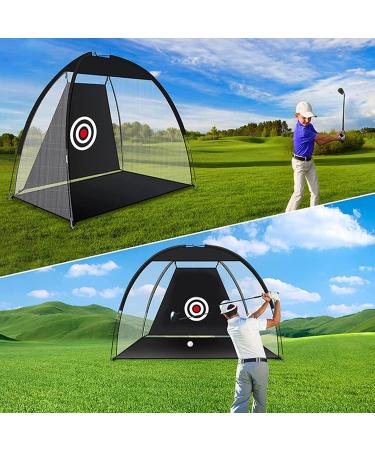 10x7ft Golf Practice Net for Backyard Driving & Chipping | Home Golf Swing Training with Targets - Buy Online on GoSupps.com