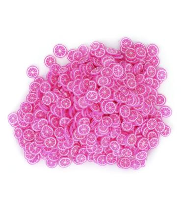 Fruit Nail Slice Delicate Decoration Nail Slice for Dance Performance for Festival Party(Red lemon)