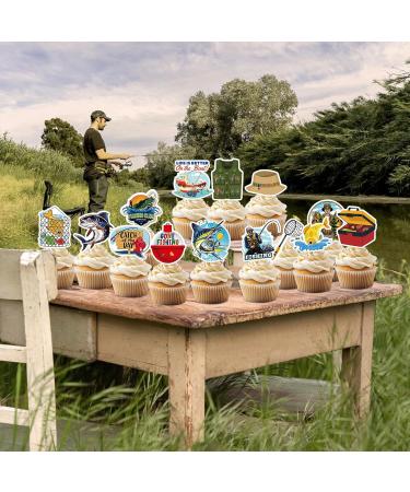 48pcs Fishing Cupcake Toppers - Buy Online on GoSupps.com