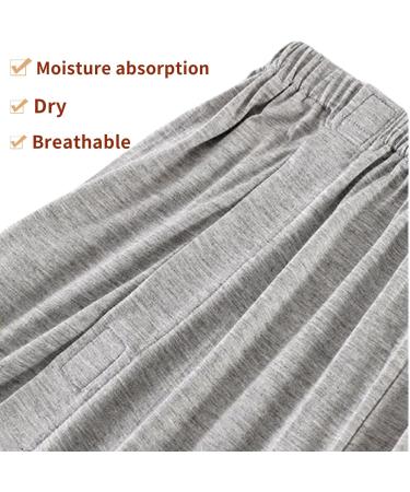 Buy Tear Away Pants for Post Surgery Recovery | Comfortable Patient Pants for Bedridden & Disabled - Grey Large - Buy Online on GoSupps.com