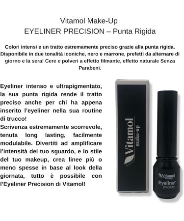 Eyeliner Precision Vitamol MAKE UP stiff tip brown - Buy Online on GoSupps.com