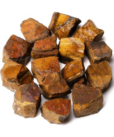 Xiannvxi 2 Tiger Eye Stone Crystals Set - Natural Healing Gemstones Premium Waterstones (4PCs) - Life Source Energy Stones - Buy Online on GoSupps.com