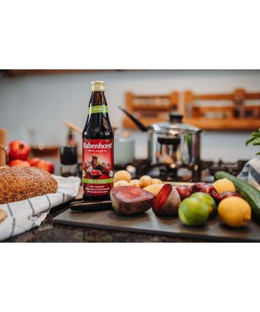 RABENHORST Organic Beetroot Juice Pack of 6 100% Pure Juice with Lemon | Premium Healthy Drink - Buy Online on GoSupps.com
