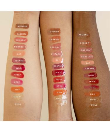 Shop Tower 28 ShineOn Milky Lip Jelly in Pistachio Vegan Non-Sticky Lip Gloss with Moisturizing Apricot & Raspberry Oil Cruelty-Free - Buy Online on GoSupps.com