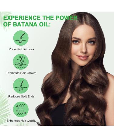  PLOBRT 100% Pure Organic Batana Oil from Honduras for Hair Growth - Prevents Loss Promotes Thickness for Men & Women 8.4 oz - Buy Online on GoSupps.com