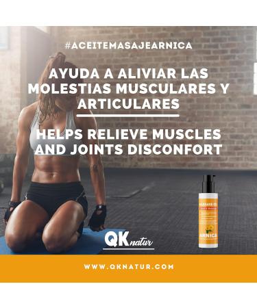 Arnica Massage Oil with Marigold & Hamamelis - 100ml for Muscle Regeneration & Relaxation - International Shipping Available - Buy Online on GoSupps.com