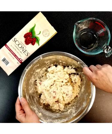 English Scone Mix with Raspberry by Sticky Fingers Bakeries â Easy to Make English Scones Fresh Baked  Makes 12 Scones (6pk) 1 Pound (Pack of 6) - Buy Online on GoSupps.com