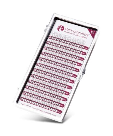 W Lashes - 3D Silk Eyelashes D Curl (14mm) | 0.15mm Thickness - Premium Eyelash Extensions by Wimpanista | Shop Internationally - Buy Online on GoSupps.com