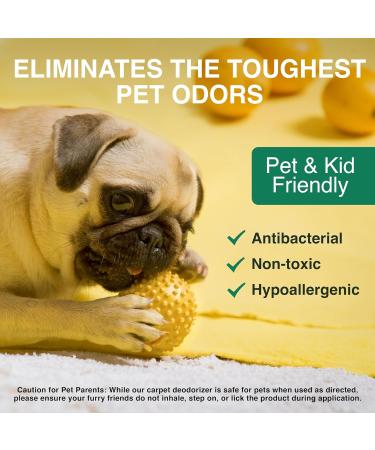 Good Natured Carpet Freshener & Deodorizer Powder Safe for Homes with Pets - Lemon & Eucalyptus - 70 Oz - Buy Online on GoSupps.com