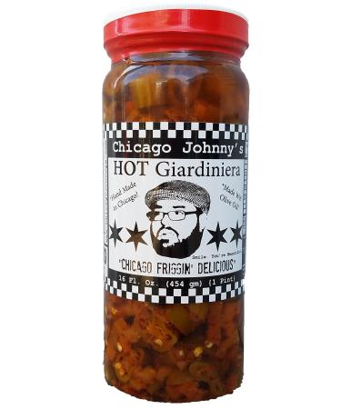 Chicago Johnnys Hot Giardiniera in Olive Oil - Buy Online on GoSupps.com