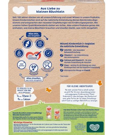 Milupa Milumil Children's Milk 2+ | Toddler Growth Formula 5x550g Powder - Supports Natural Development - Buy Online on GoSupps.com