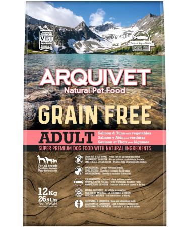 ARQUIVET - GRAIN FREE - Croquettes for adult dogs - Salmon and tuna - 12 kg - Buy Online on GoSupps.com