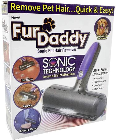 NC Furdaddy Sonic Pet Hair Remover Roller - Effective Dog and Cat Hair Removal Tool - Buy Online on GoSupps.com