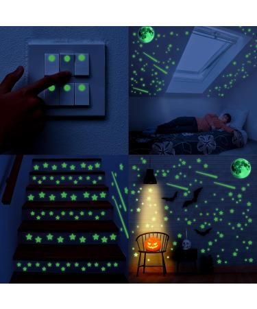 Ezigoo Glow in The Dark Stars Stickers - 476Pcs Luminous Decals for Kids Bedroom - Adhesive DIY Wall Stickers for Nursery Room - Ceiling Glow in The Dark Stickers for Baby Toddler Children - Buy Online on GoSupps.com